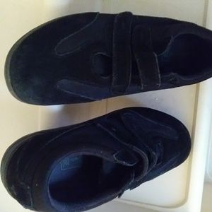 Grasshopper velcro leather shoes